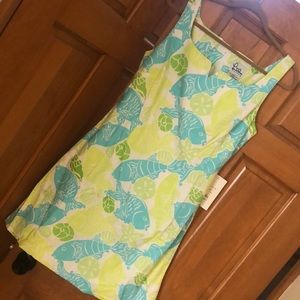 NWT Lilly Pulitzer Coolwater GLOW IN DARK shift 10
